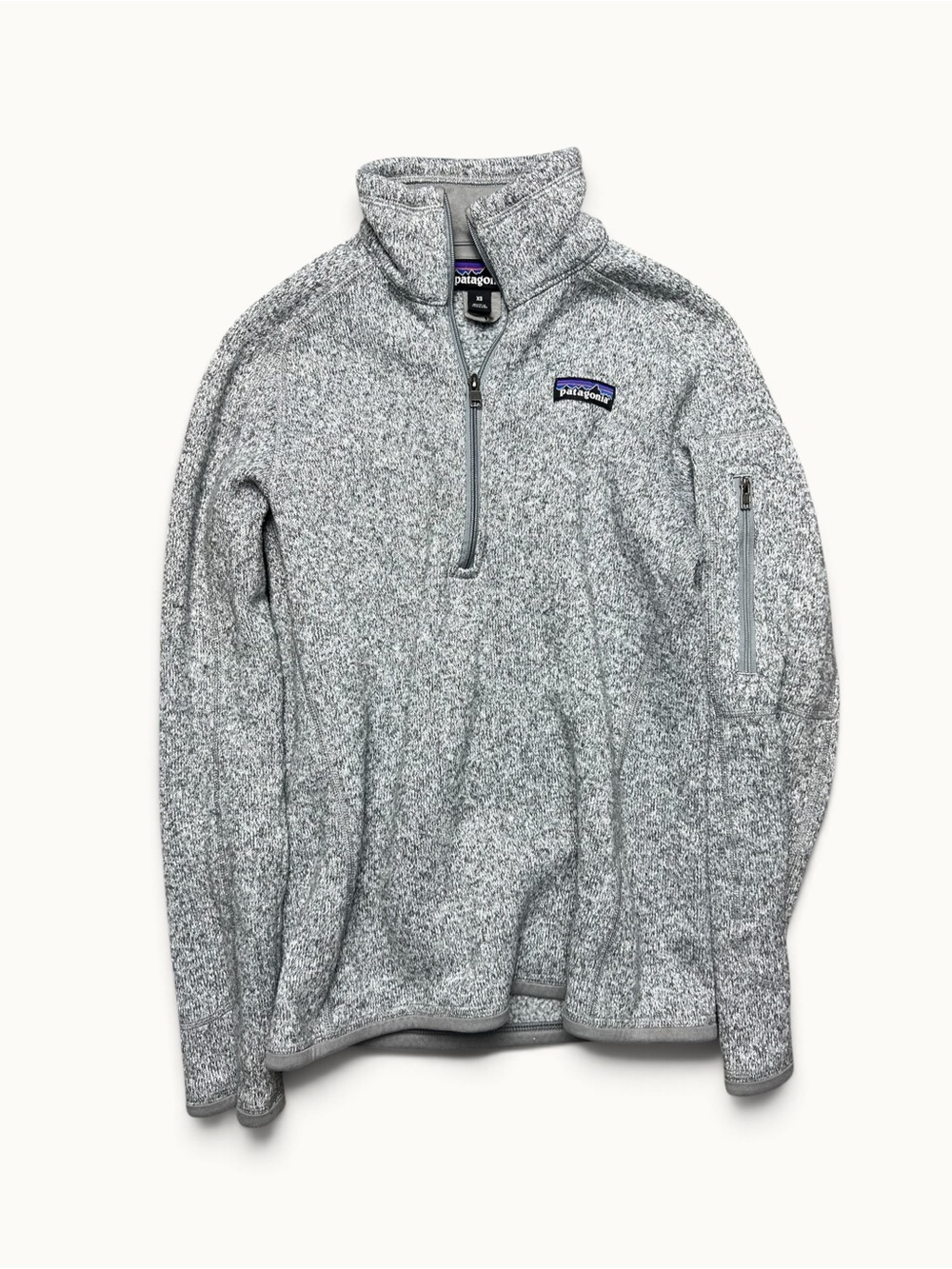 Patagonia Better Sweater Women's Size XS Gray Quarter Zip Fleece Pullover